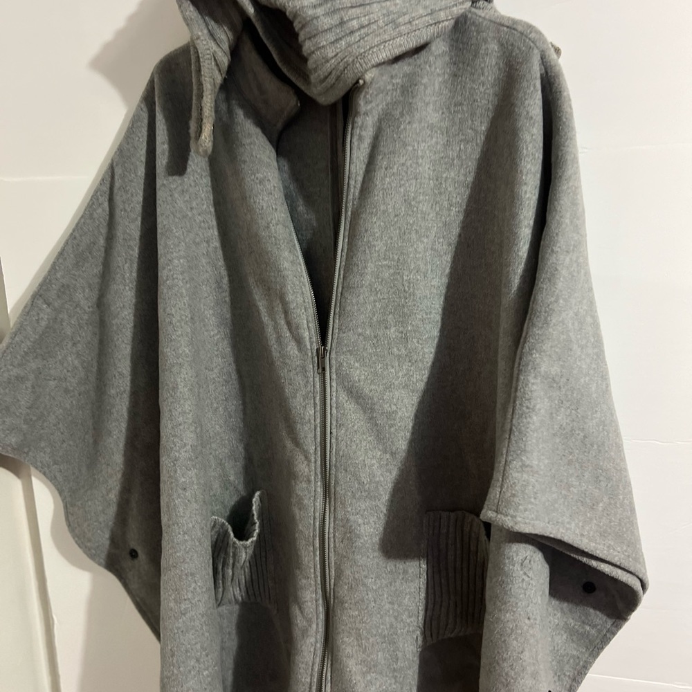 Jessica London Wool Cape Coat View 2